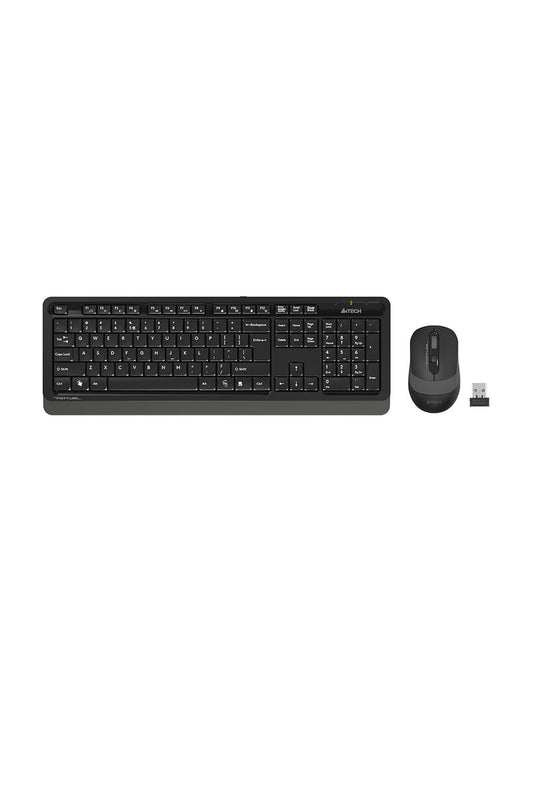 A4Tech - A4Tech FG1010S Grey Silent Wireless Keyboard & Mouse Combo - grey