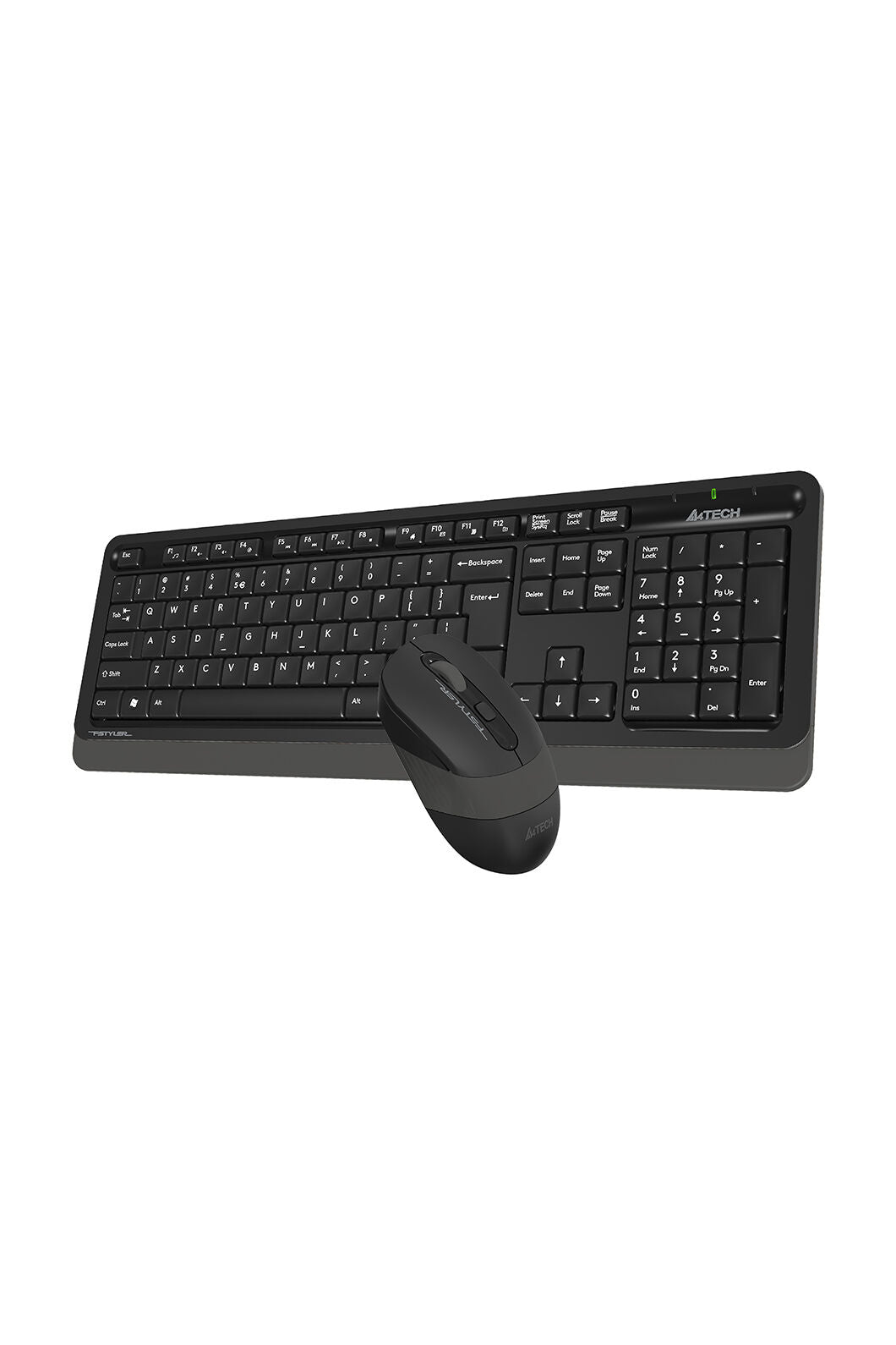 A4Tech - A4Tech FG1010S Grey Silent Wireless Keyboard & Mouse Combo - grey