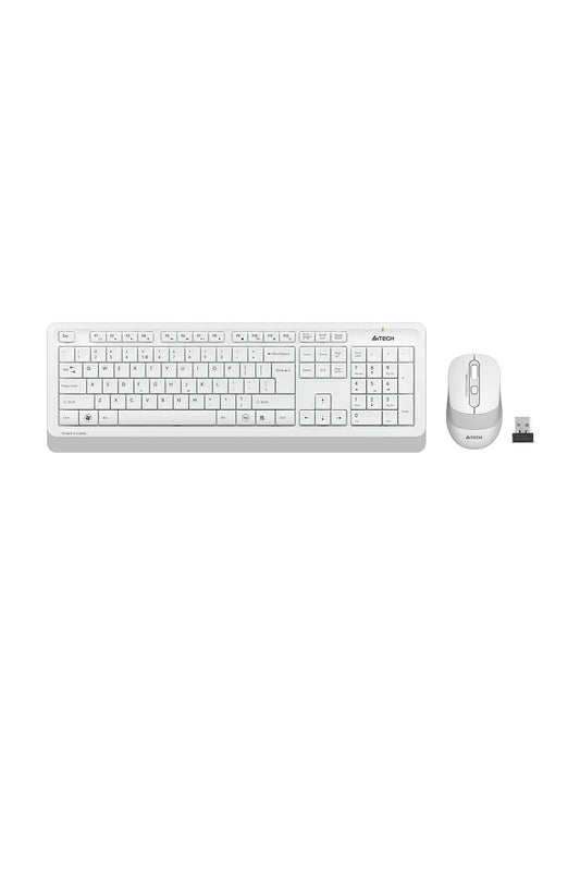 A4Tech - A4Tech FG1010S White Silent Wireless Keyboard & Mouse Combo - white