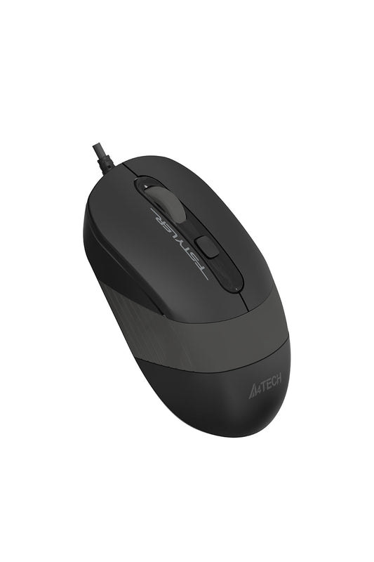 A4Tech - A4Tech FM10S Grey Silent Wired Office Mouse - grey