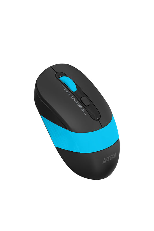 A4Tech - A4Tech FG10S Blue Silent Nano Receiver Wireless Mouse - blue