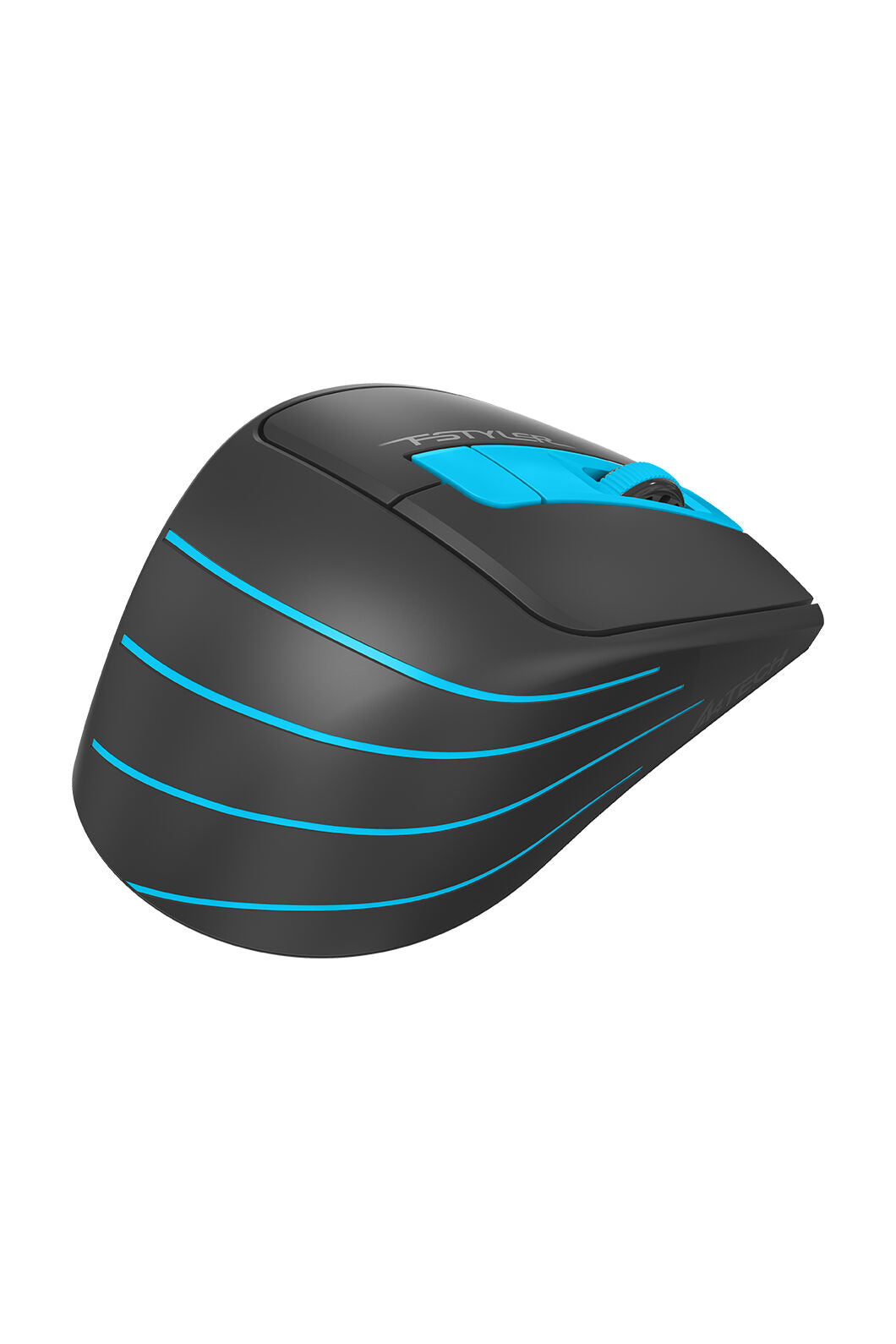 A4Tech - A4Tech FG30S Blue Full-Size Silent Wireless Optical Mouse - blue