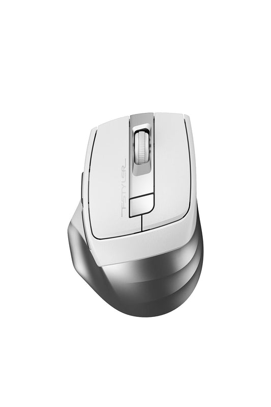 A4Tech - A4Tech FG35S Silver Full-Size Silent Wireless Optical Mouse - silver