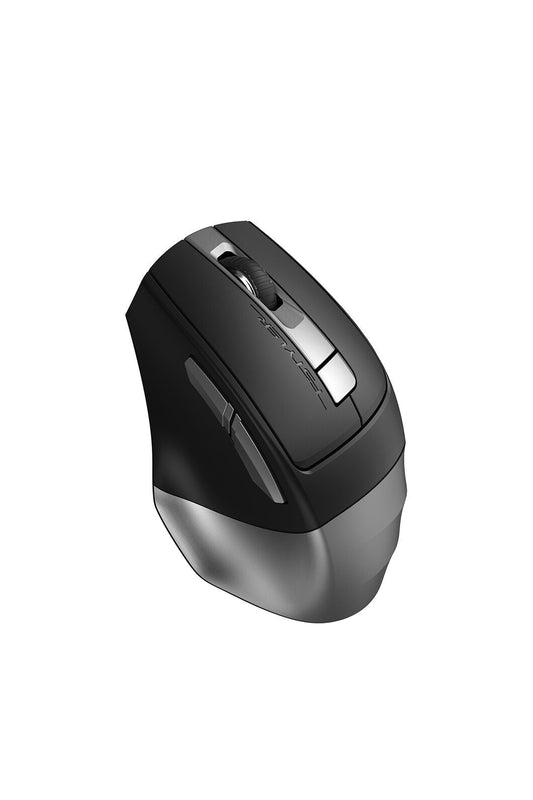 A4Tech - A4Tech FB35CS Smoky Grey Full-Size Silent Dual-Mode Wireless Mouse - smoky-grey