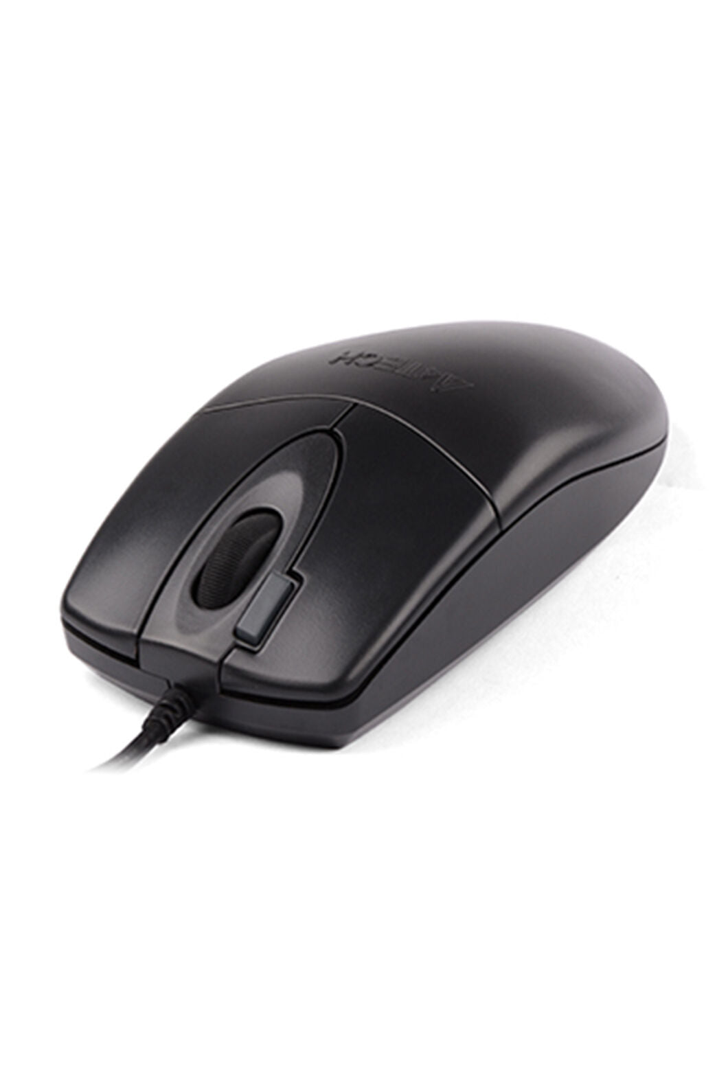 A4Tech - A4Tech OP-620DS Black Full-Size Silent 2X Click Wired Mouse - black