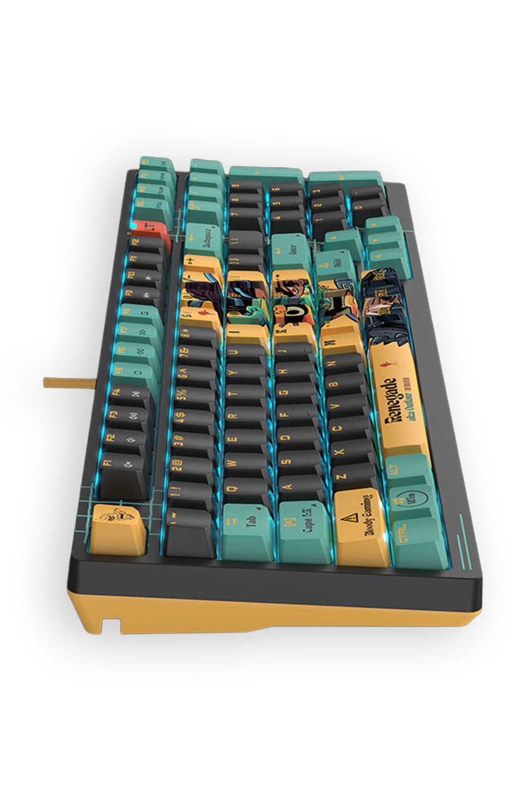 BLOODY - Bloody AT98 Renegade 98 Keys Optical Switch Adjustable Actuation Mechanical Keyboard - renegade