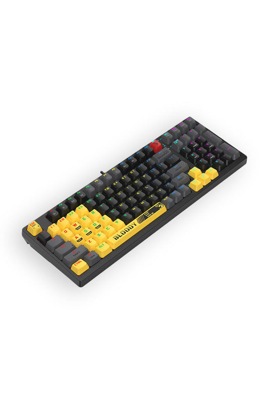 BLOODY - Bloody S98 BLMS Sports Lime 80% Hot-Swappable Quiet Typing Gaming Keyboard - sports-lime