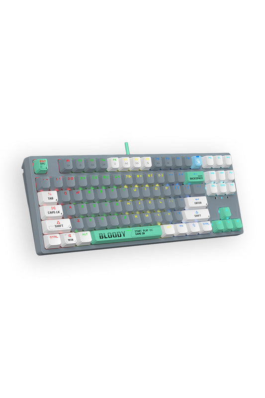 BLOODY - Bloody S87 Energy Ash TKL BLMS Mechanical Keyboard - energy-ash