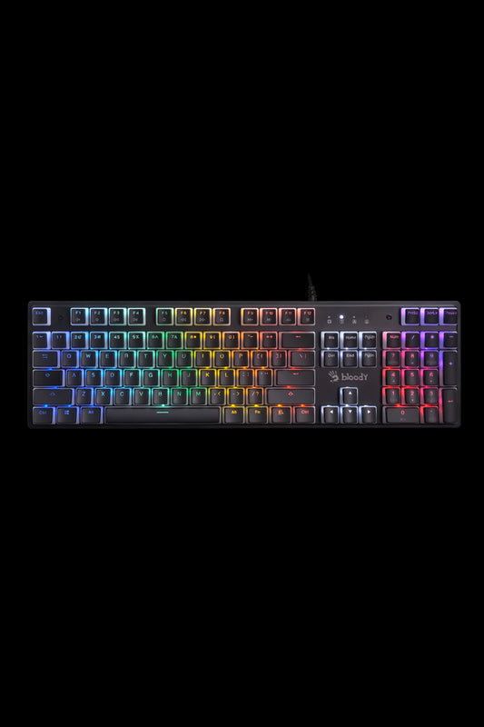 BLOODY - S520N BLMS Red Mechanical Keyboard - pudding-black