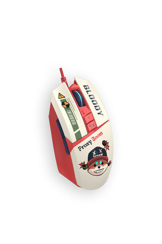 BLOODY - Bloody W63 Max Proxy Boom Compact RGB Animation 12,000 CPI Gaming Mouse - proxy-boom