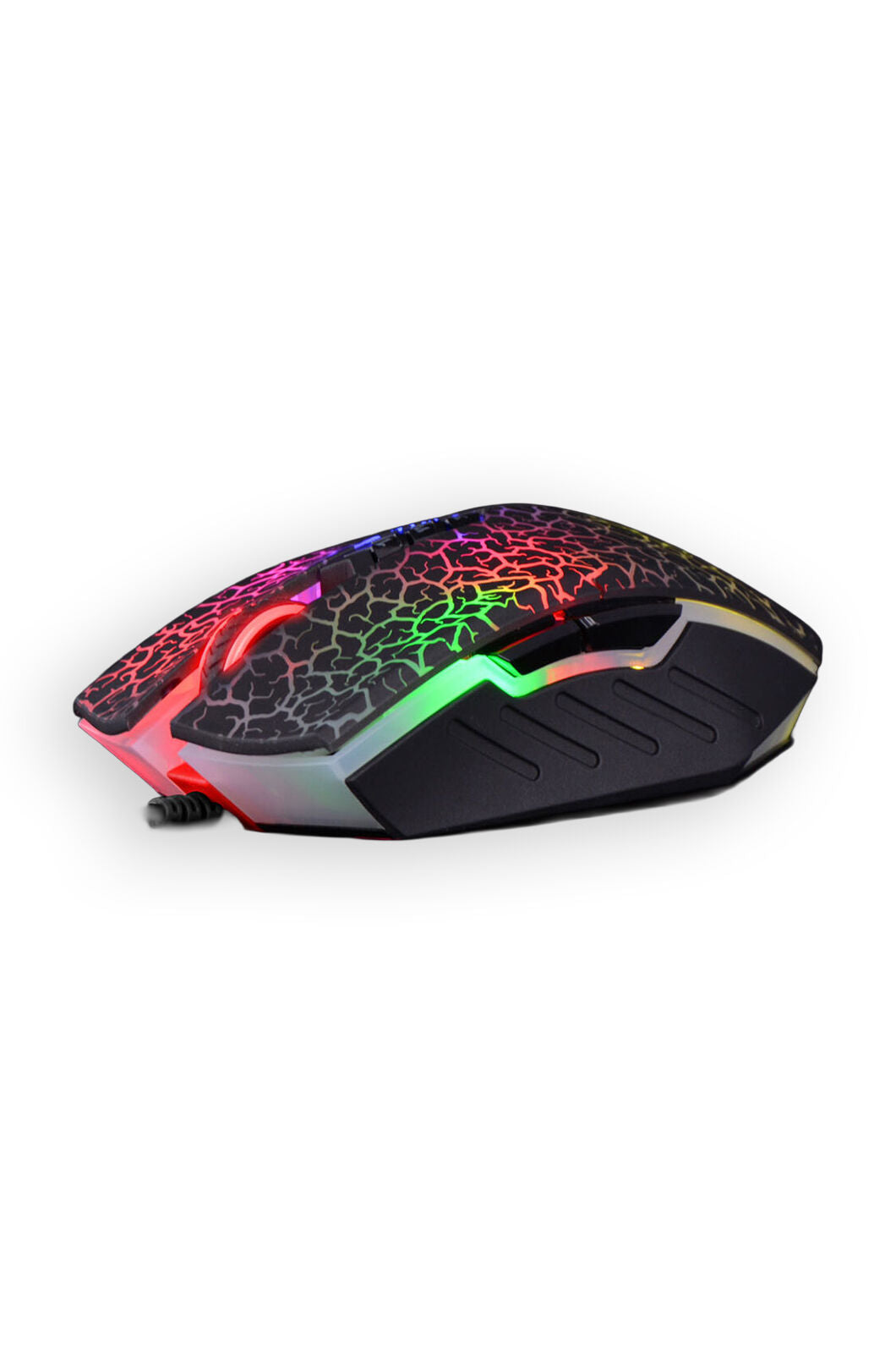 BLOODY - Bloody A70 Light Strike Black Wired 6200 CPI Optical Gaming Mouse - black