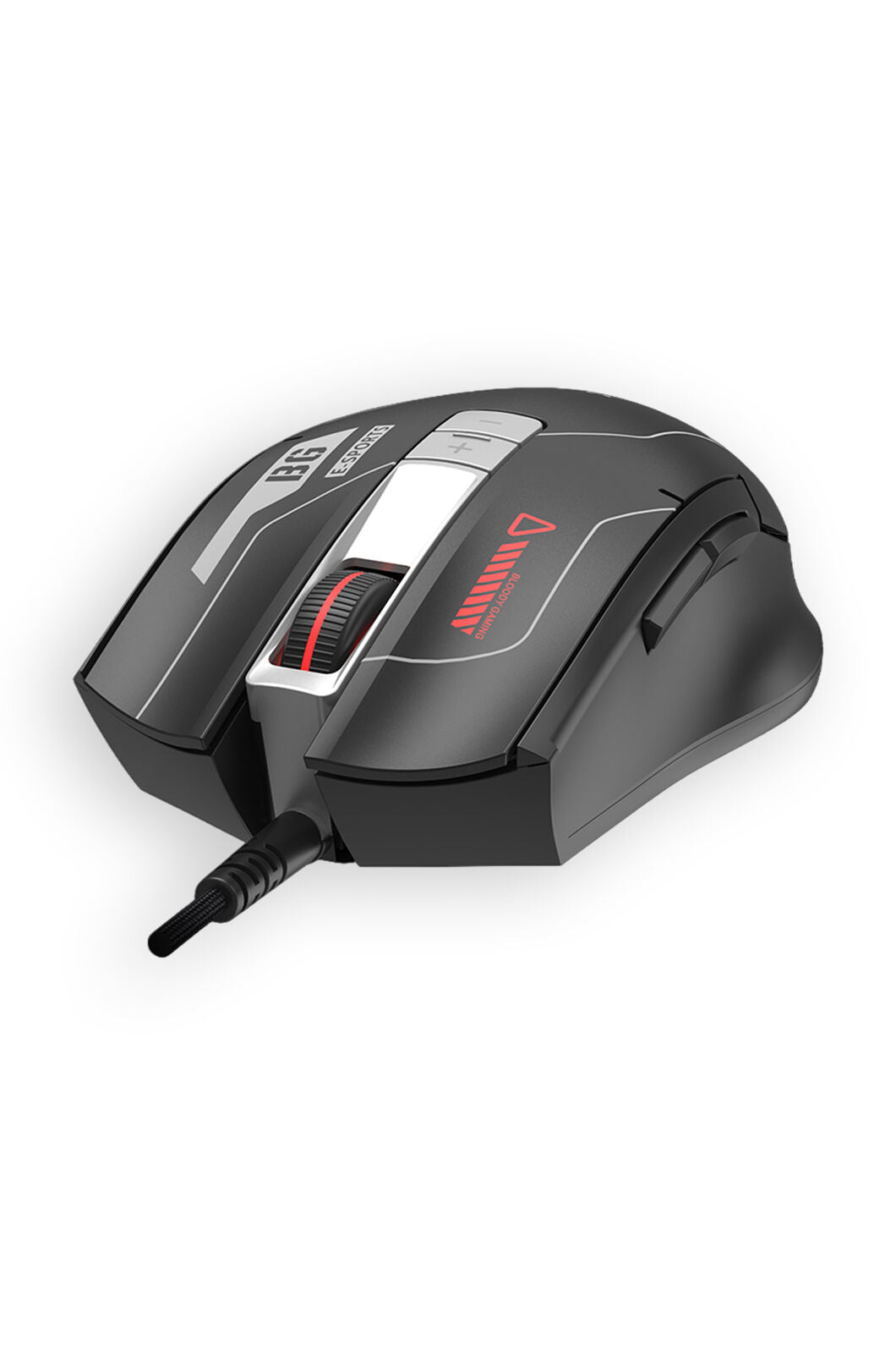 BLOODY - Bloody ES8 Lightweight Esports Sports Black Symmetric 7-Button Esports Gaming Mouse - sports-black