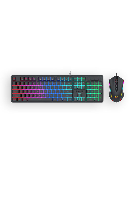 REDRAGON - S107-RGB-BA Membrane Keyboard Combo - black