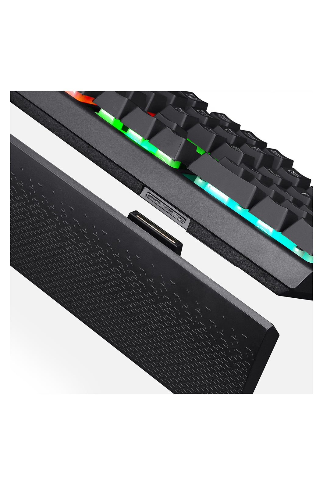 REDRAGON - Redragon K512 Shiva RGB Backlit Full Size Wired Membrane Gamin Keyboard (Black) - black