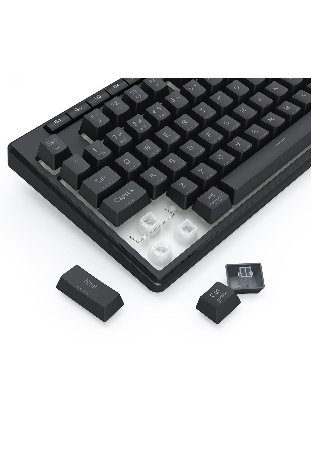 REDRAGON - K516RGB-PRO Shiva 87 Key Keyboard - black