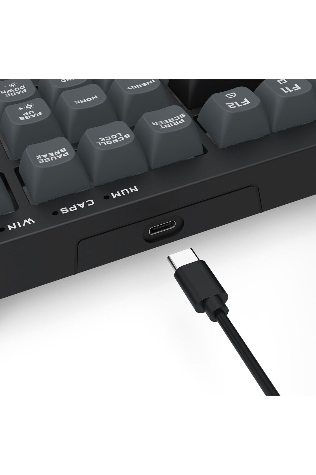 REDRAGON - K518GB-RGB Crux 108K Keyboard - grey