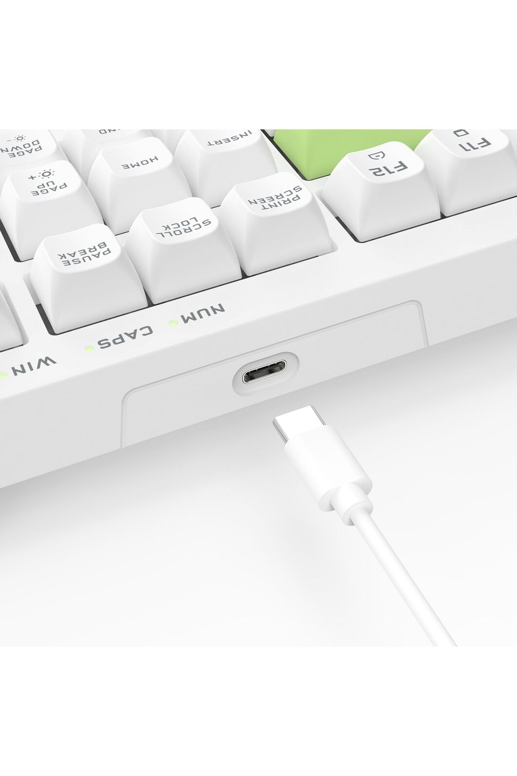 REDRAGON - K518W-RGB Crux 108K Keyboard - white