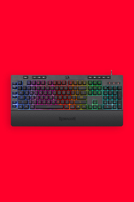 REDRAGON - K521-RGB Netherbane 104 Key Keyboard - black