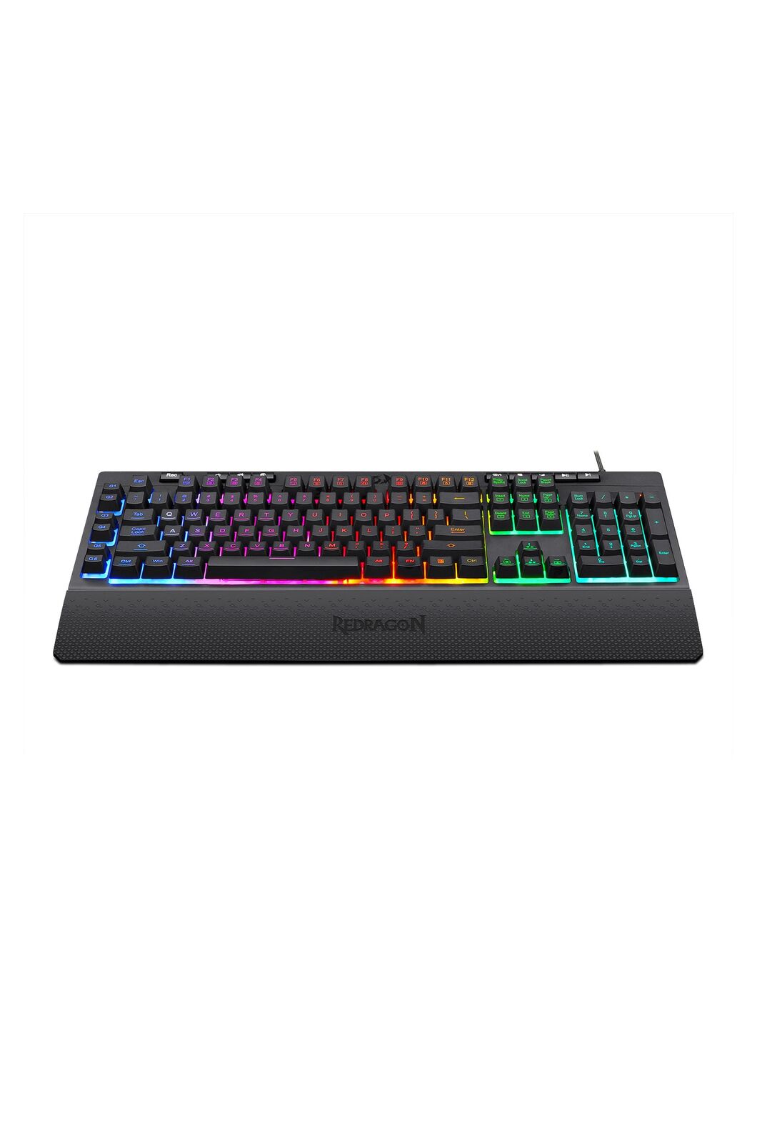REDRAGON - K521-RGB Netherbane 104 Key Keyboard - black