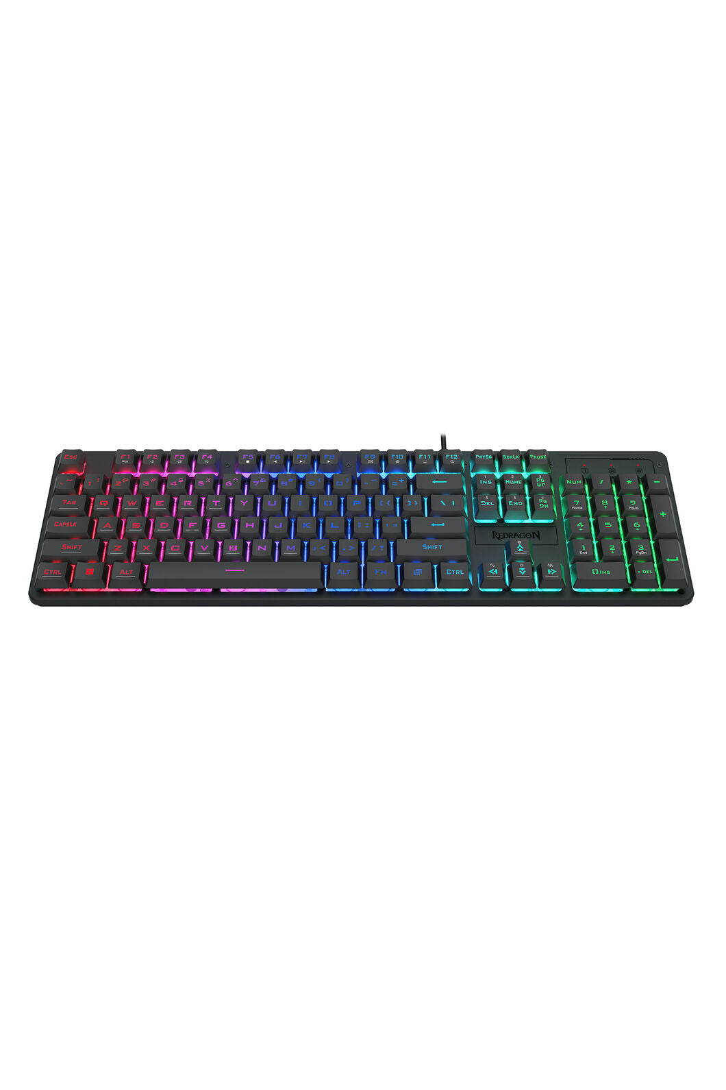 REDRAGON - K521-RGB Netherbane 104 Key Keyboard - black