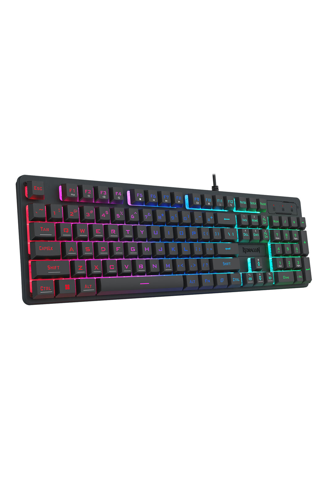 REDRAGON - K521-RGB Netherbane 104 Key Keyboard - black