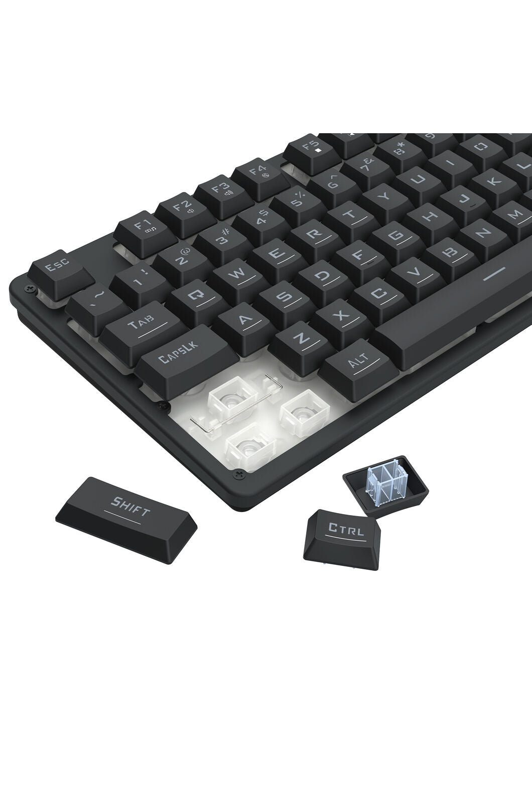 REDRAGON - K521-RGB Netherbane 104 Key Keyboard - black