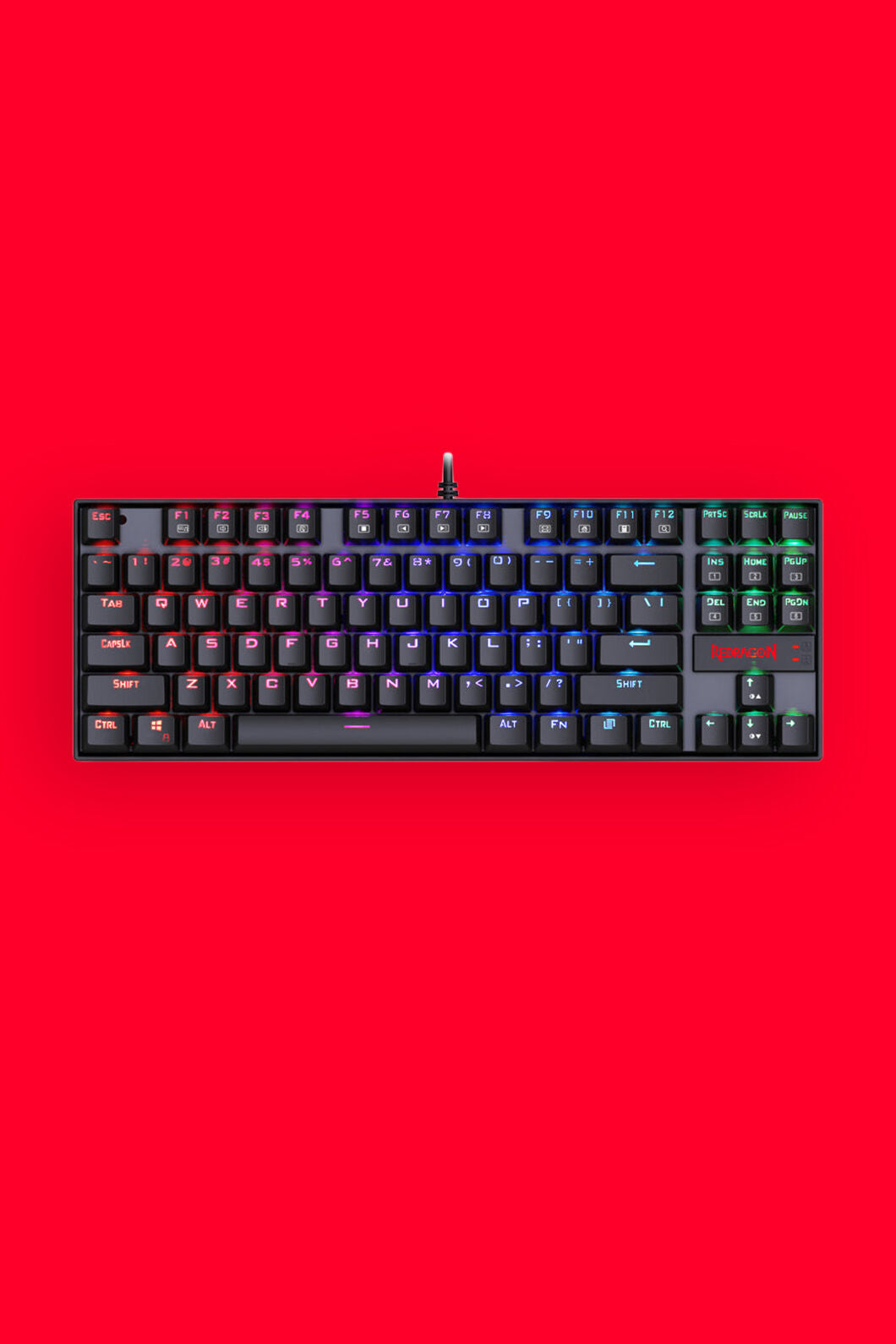 REDRAGON - K552RGB-1 Kumara Wired Keyboard - black