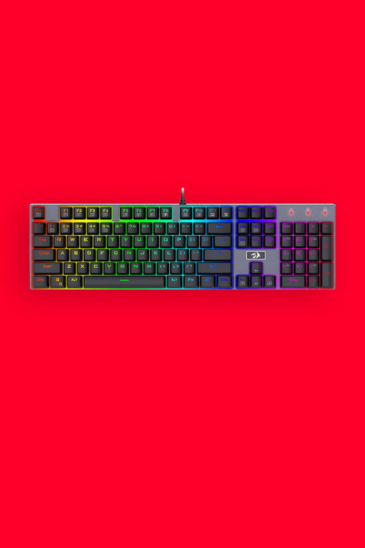 REDRAGON - K556RGB Devarajas Metal Keyboard - black