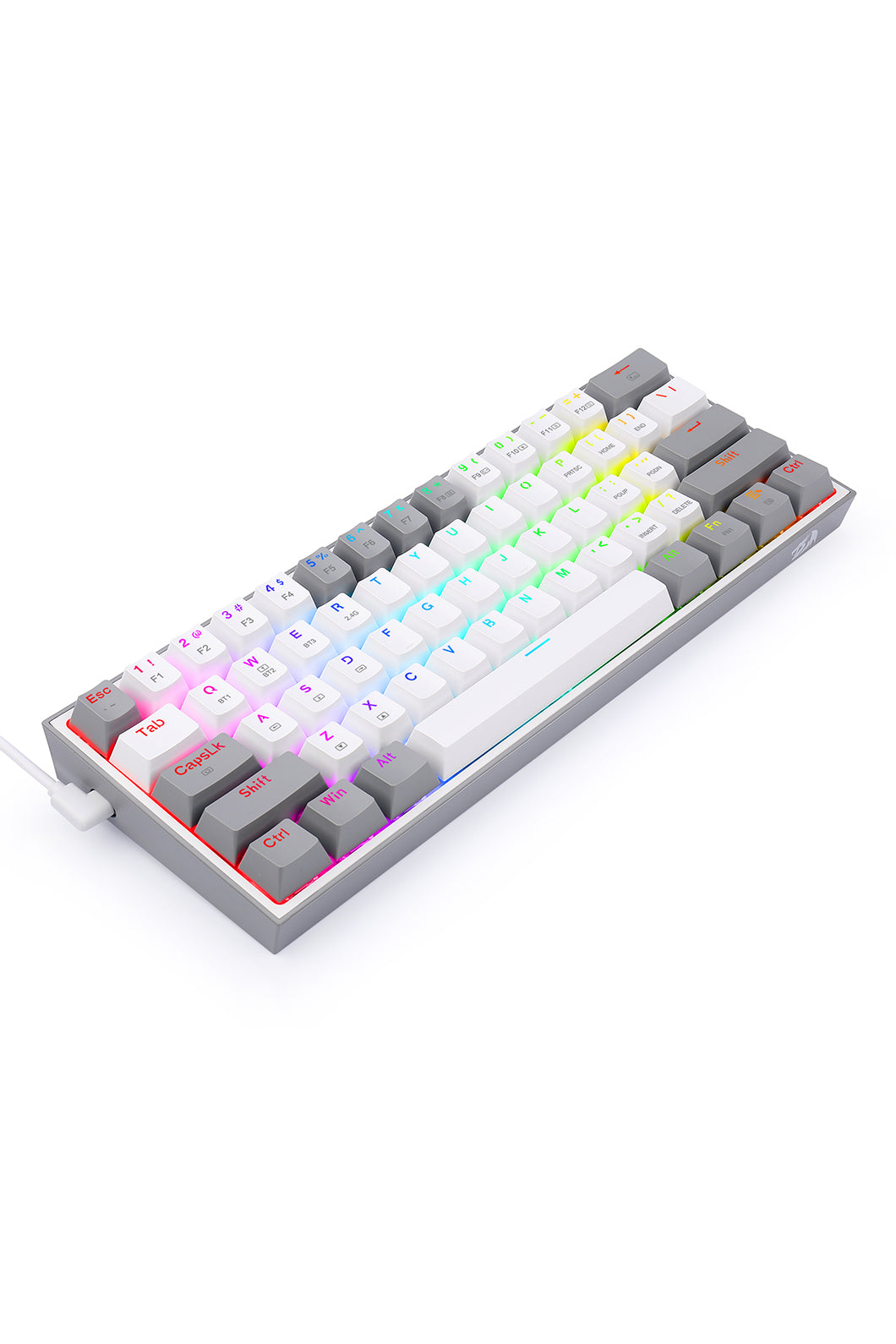 REDRAGON - K616-RGB Fizz Pro 65% Keyboard - white-grey