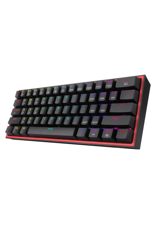REDRAGON - Redragon K616-RGB Fizz Pro Black 60% Wireless Mechanical Keyboard - black