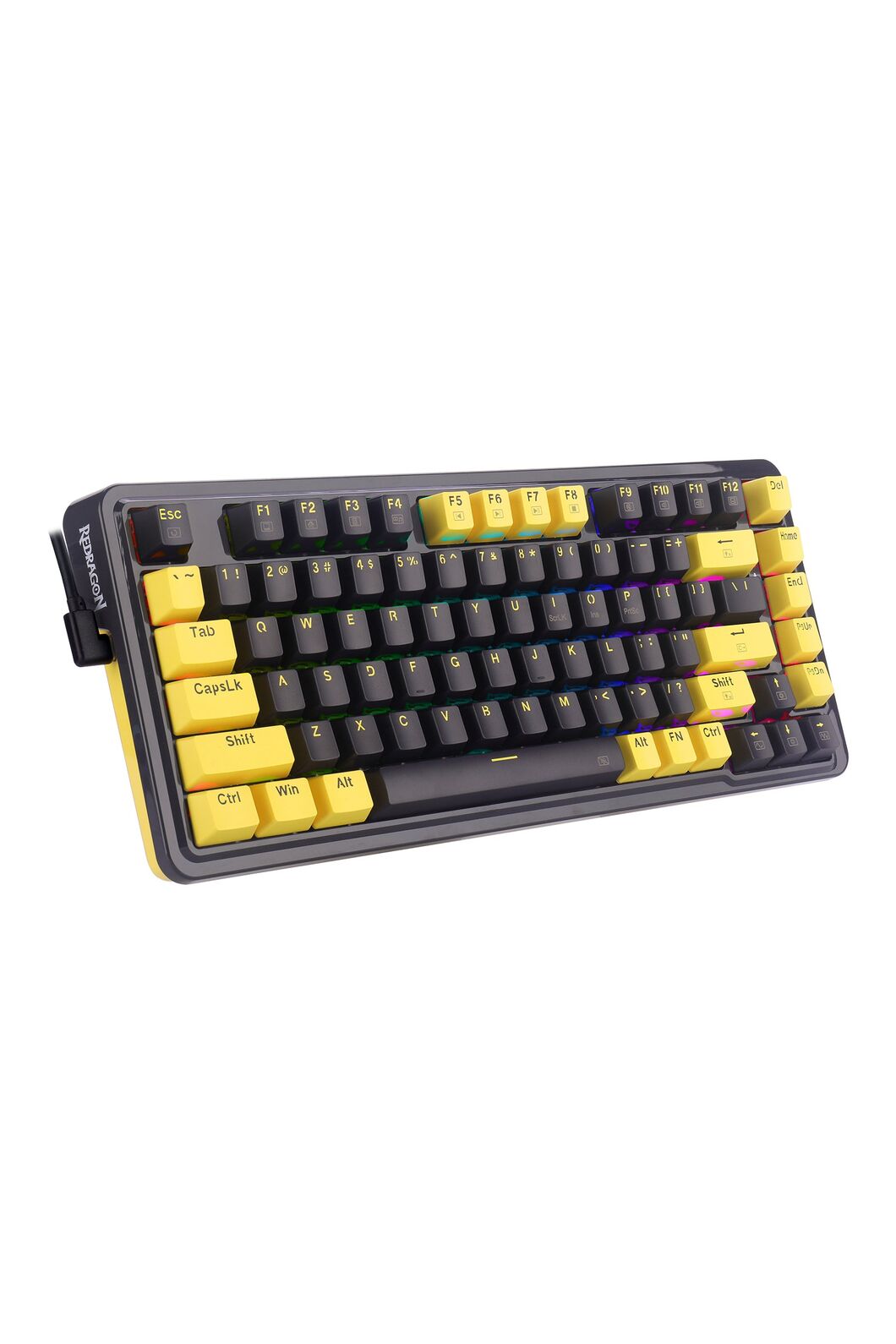 REDRAGON - K649PY-RGB Elf 75% Gasket Keyboard - black