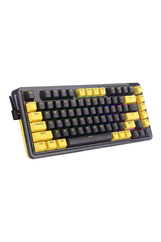 REDRAGON - Redragon K649PY RGB Elf Black 75% Gasket Mechanical Keyboard - black