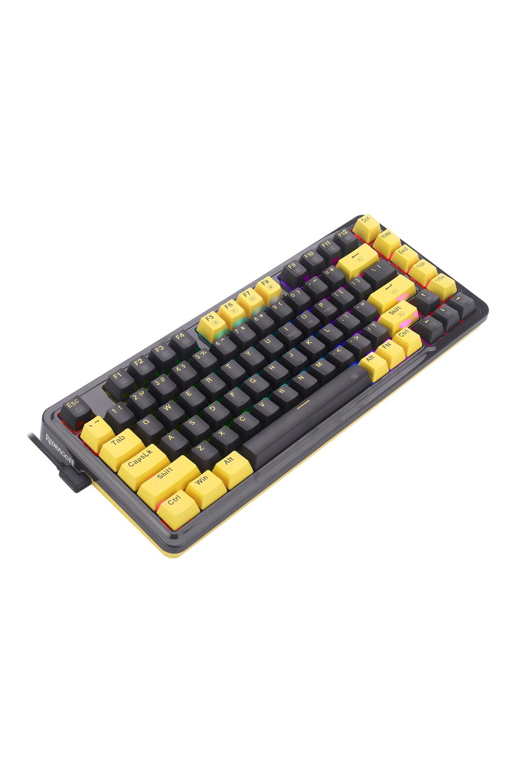 REDRAGON - K649PY-RGB Elf 75% Gasket Keyboard - black