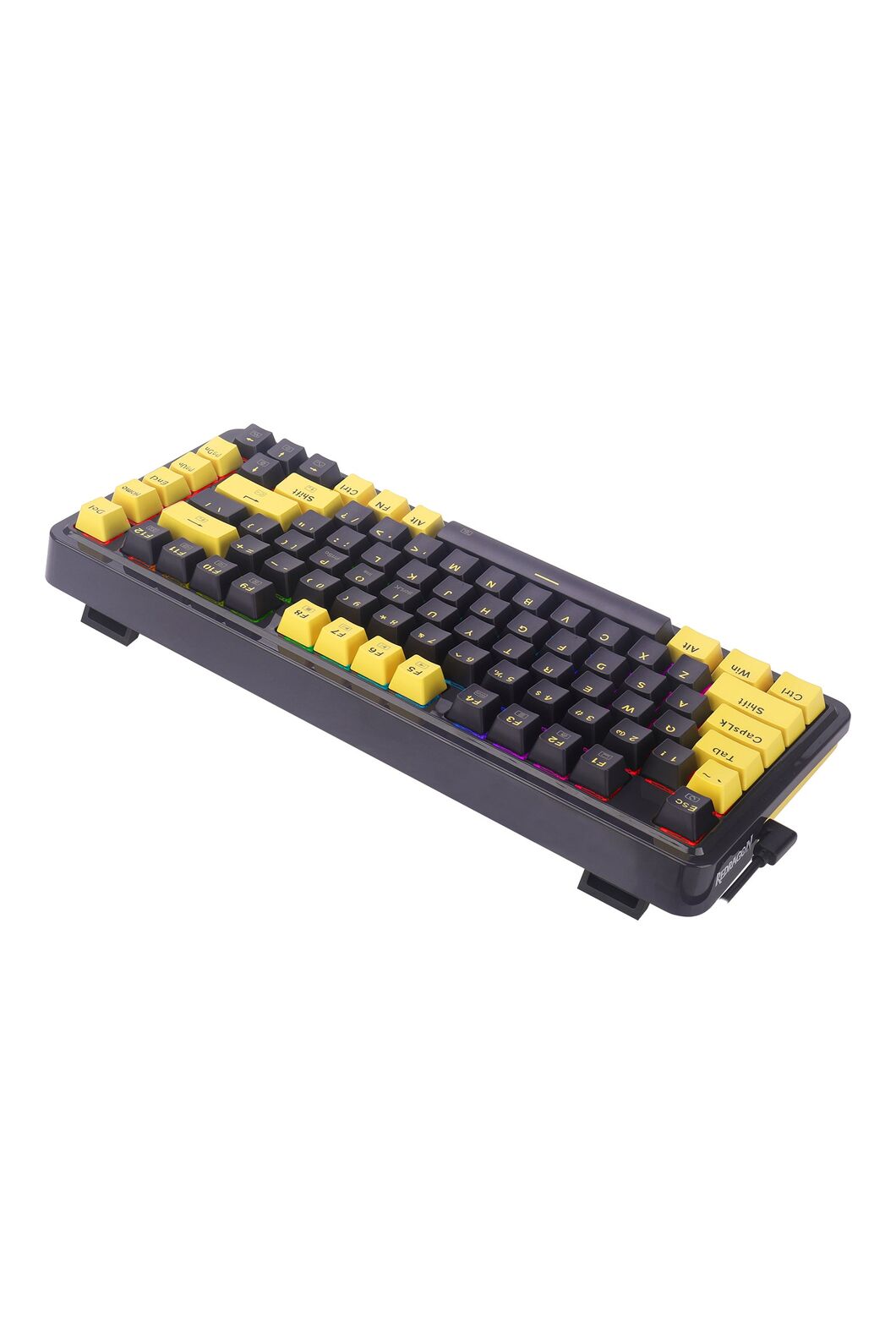 REDRAGON - K649PY-RGB Elf 75% Gasket Keyboard - black