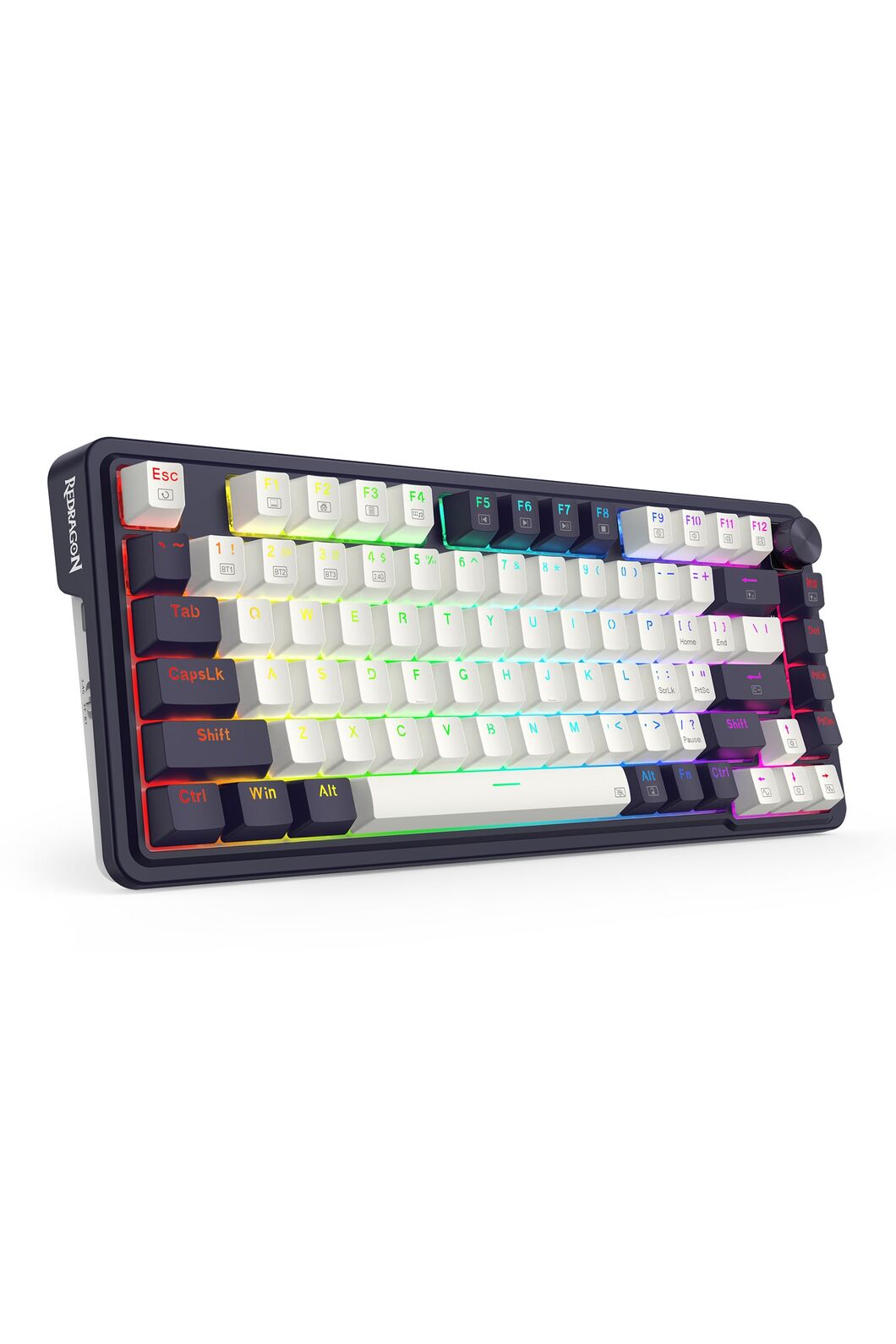 REDRAGON - K673WB-RGB-PRO 75% Gasket Keyboard - white