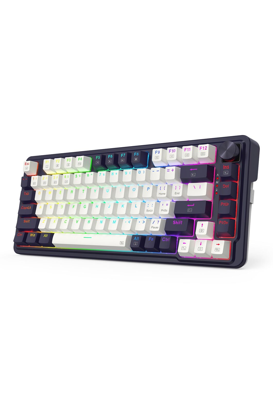 REDRAGON - K673WB-RGB-PRO 75% Gasket Keyboard - white