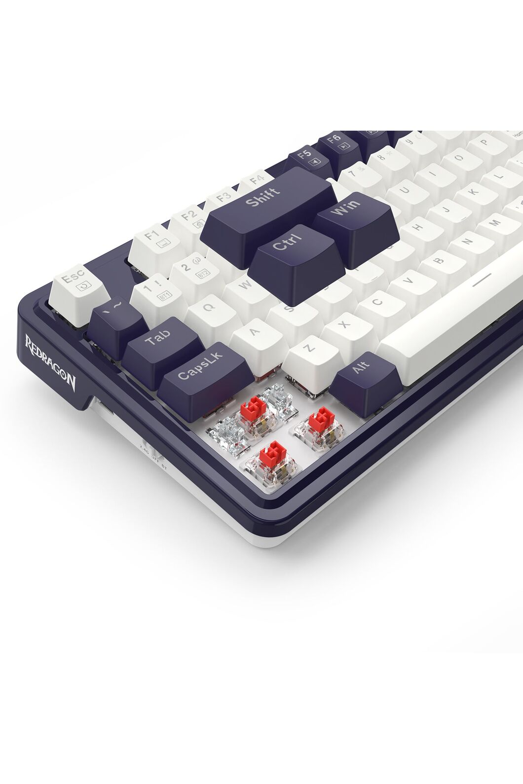 REDRAGON - K673WB-RGB-PRO 75% Gasket Keyboard - white