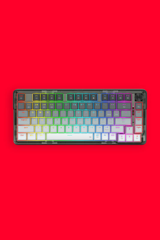 REDRAGON - K673GG-RGB-PRO 75% Gasket Keyboard - black