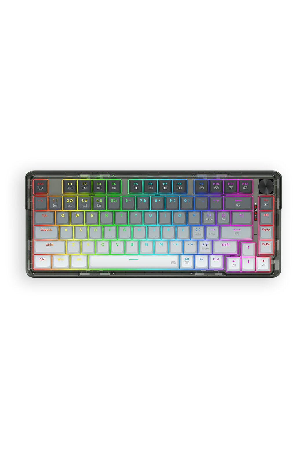 REDRAGON - K673GG-RGB-PRO 75% Gasket Keyboard - black