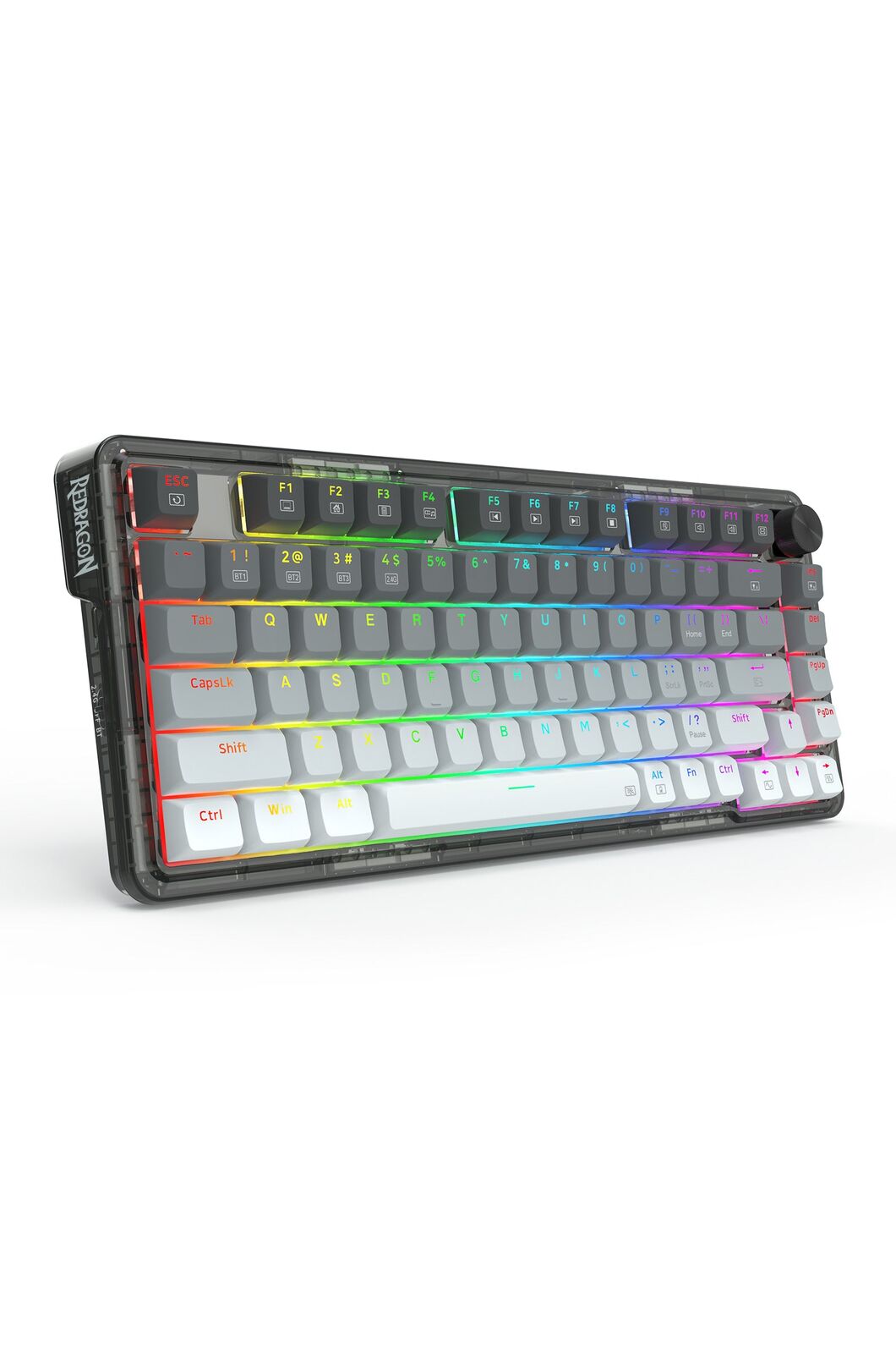 REDRAGON - K673GG-RGB-PRO 75% Gasket Keyboard - black