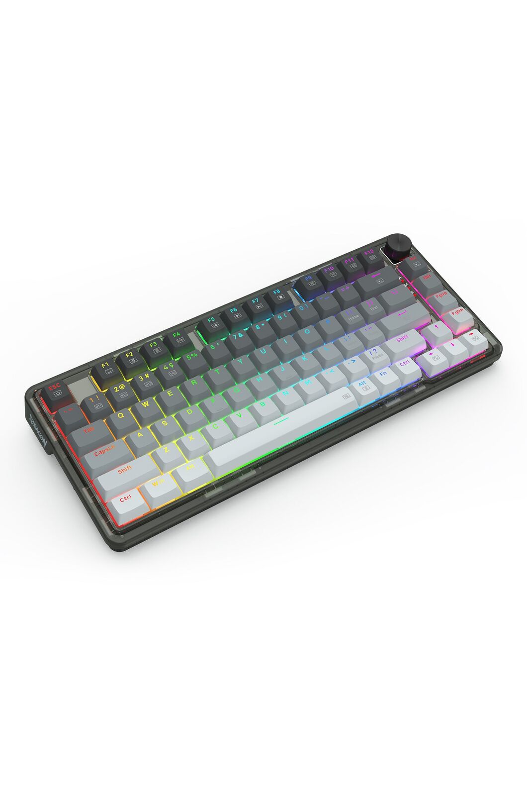 REDRAGON - K673GG-RGB-PRO 75% Gasket Keyboard - black