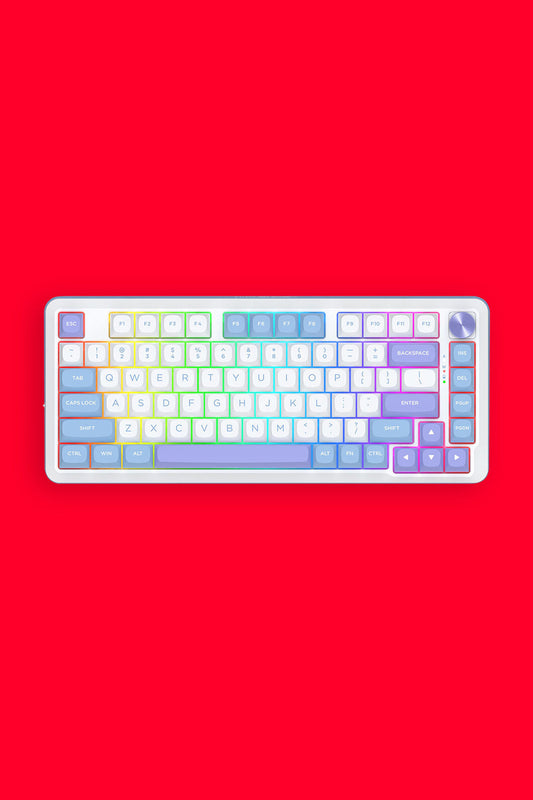 REDRAGON - K681WBP-RGB-PRO Cyrus 75% Keyboard - beige