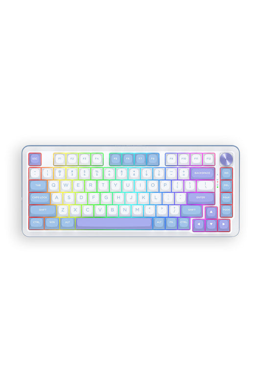 REDRAGON - K681WBP-RGB-PRO Cyrus 75% Keyboard - beige