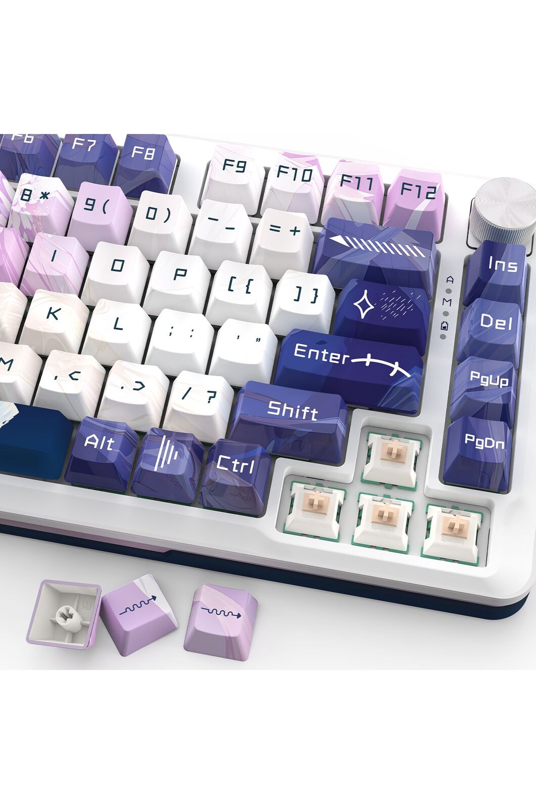 REDRAGON - K681AGC-RGB-PRO Cyrus 75% Keyboard - purple