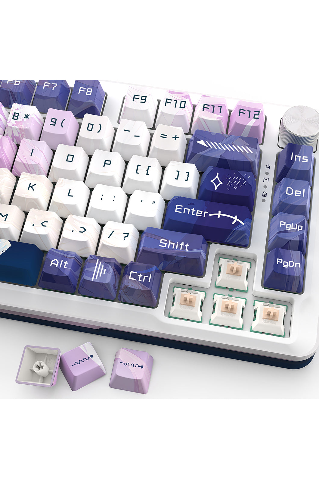 REDRAGON - K681AGC-RGB-PRO Cyrus 75% Keyboard - deep-purple