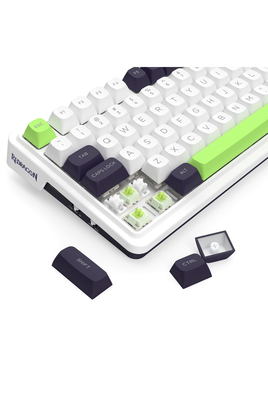REDRAGON - K686WGB-RGB-MAX EISA 98+1 Keyboard - green