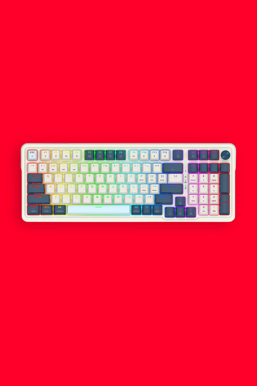 REDRAGON - K686WB-RGB-PRO EISA 98+1 Keyboard - navy