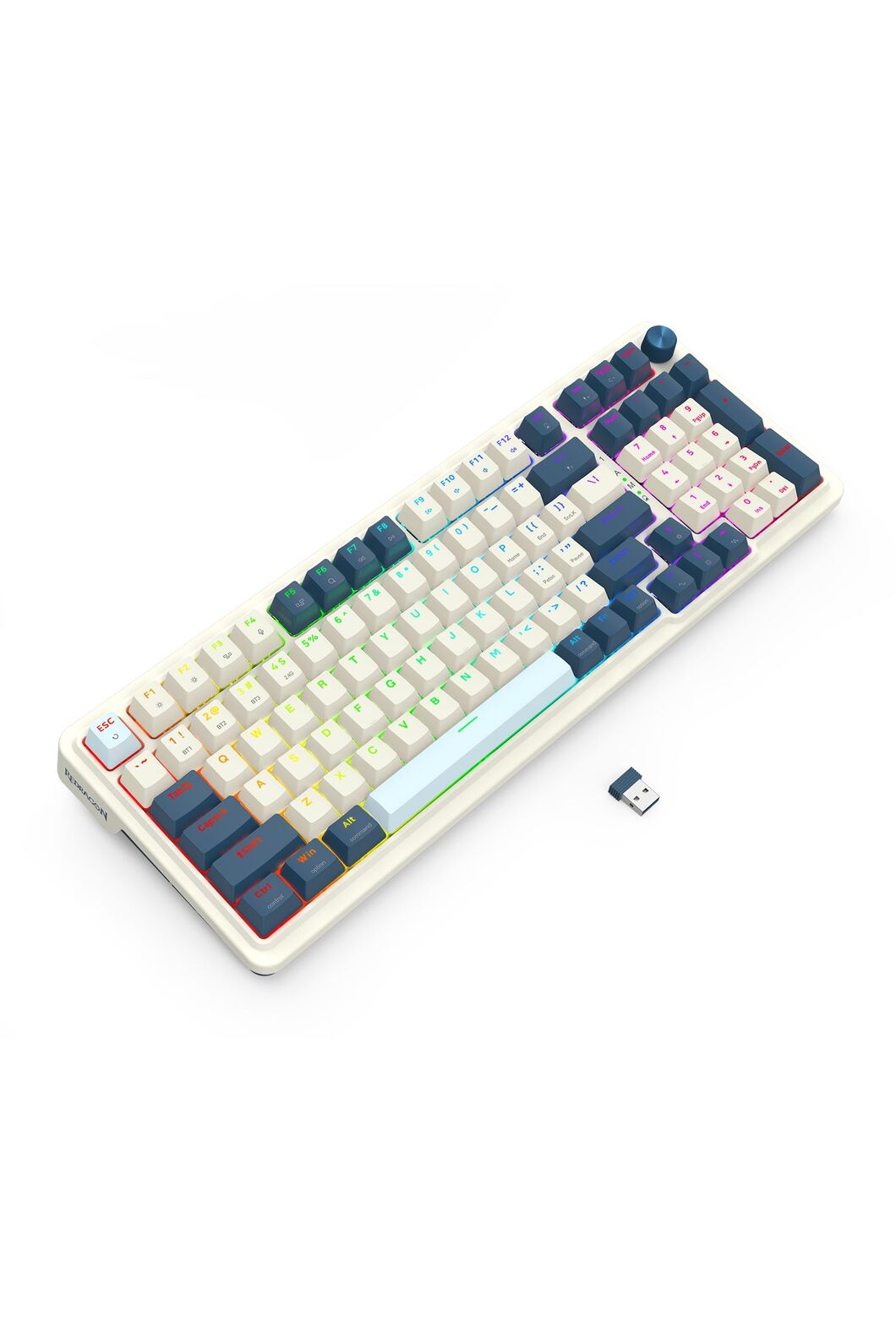 REDRAGON - K686WB-RGB-PRO EISA 98+1 Keyboard - navy