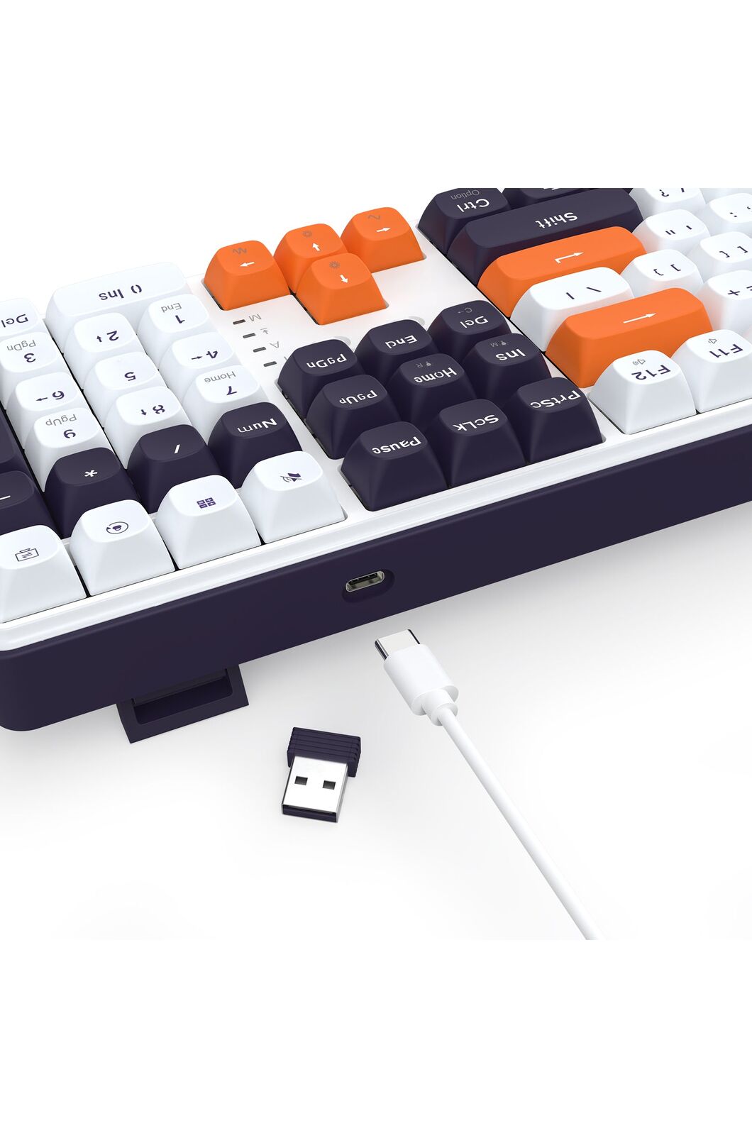REDRAGON - K689WBO-RGB-PRO Wyvern 108K Keyboard - white