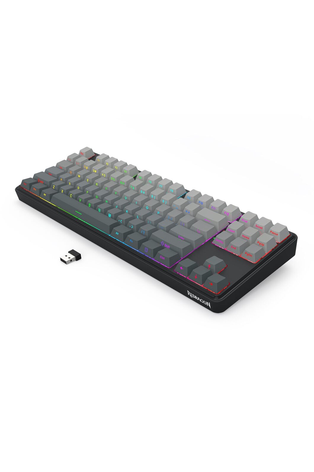 REDRAGON - K707SP-RGB-PRO S.Blade TKL Keyboard - charcoal